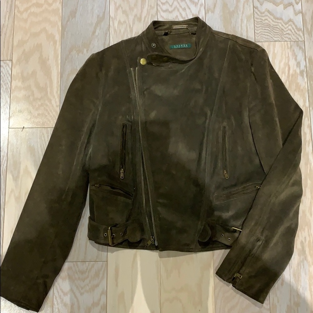 Stunning soft Suede biker style jacket.